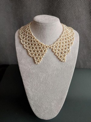 Ravinity El Emeği Incili Kolye Bebek Yaka Tasarım Inci Gerdanlık