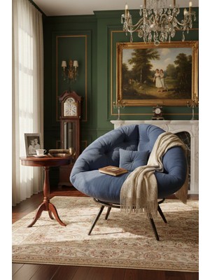 AVYNA Sovereıgn™ Duo Premium Tekli Koltuk Berjer | Minderli & Yastıklı Modern Tv ve Dinlenme Koltuğu