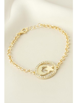 Lowell Home Ieg Ay Yıldız Taşlı Bileklik LWLBJT-RSIEG327