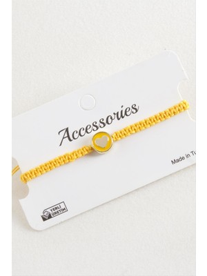 Lowell Home Ieg Kalp Mineli Makrome Örgülü Bileklik LWLBJT-RSIEG327