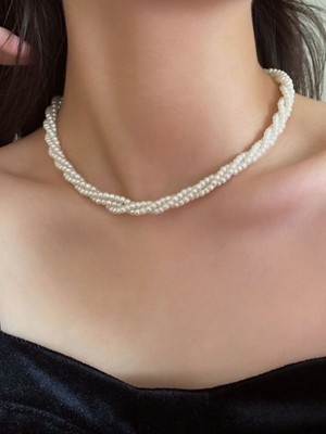 Ravinity Sarmal Model Küçük Incili Choker Kolye