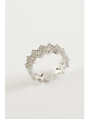 Lowell Home Ieg Zikzak Zirkon Taşlı Yüzük LWLBJT-RSIEG327