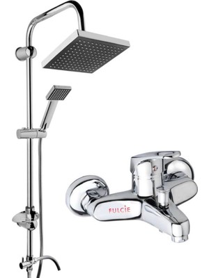 Fulcie Yağmurlama Tepe Robot Duş Seti ve Banyo Musluğı Çeşmesi Bataryası Garantili