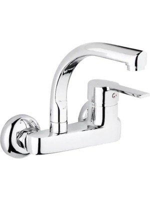 Spd Viosa Armatür Zümrüt Aplike Duvardan Mix Eviye Mutfak Bataryası