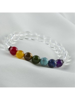 Lowell Home Ieg 7'li Doğaltaş Çakra Bileklik LWLBJT-RSIEG327