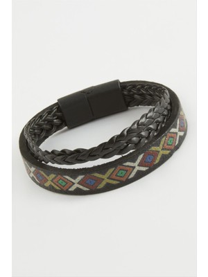 Lowell Home Ieg Mıknatıslı Orjinal Deri Bileklik LWLBJT-RSIEG327