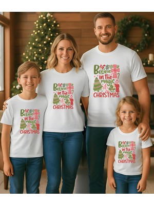 Aselinda Christmas Yılbaşı Temalı Yeni Yıl T- Shirt | Aile Kombin Tişört(Kombin Yapmak Için Ürün Ekleyiniz)
