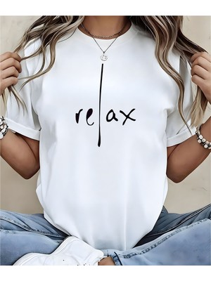 Aselinda Kadınlar Için Basit Ingilizce Grafik Baskılı, Yuvarlak Yakalı, Kısa Kollu, Günlük Düz Renkli Tişört