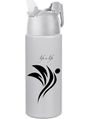 Lowell Home  Kilitlenebilen Matara Güvenlikli Suluk Sporcu Matarası Spor Su Şişesi Içecek Şişesi 700ML L