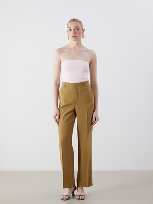 Lc Waikiki Yeni Sezon Modal Karışımlı Kadın Pileli Pantolon