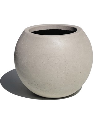 Hobi Tarım Beton Küre Saksı 40X35CM