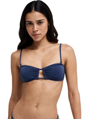Roxy Shine Kadın Mavi Bikini Üst