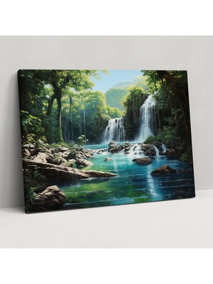 Popcas  Hipnoz Doğa Kanvas Duvar Sanatı - Sükunet Duvar Dekorasyonu Kanvas