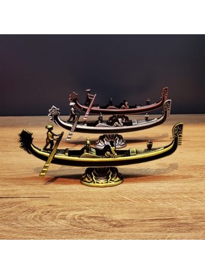 Lowell Home Metal Dekoratif Venedik Kayık