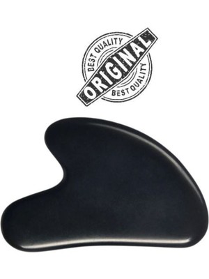 Normadia Doğal Obsidyen Gua Sha Masaj Taşı, Sağlıklı ve Şifa Dolu Kullanım