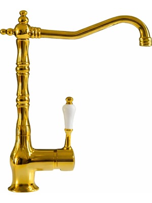 Rustik Tasarım 360 Derece Döner Borulu Mutfak-Eviye Bataryası