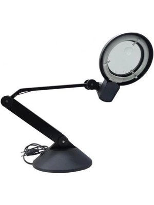 Epilons LED Işıklı Masaüstü Büyüteç Lamba 2x 20X Çift Mercekli Esnek Boyunlu Teknik Çalışma Lambası