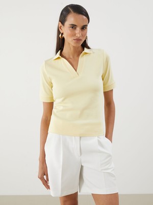 Lc Waikiki Yeni Sezon Polo Yaka Kadın Tişört