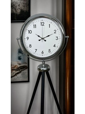 NW NessiWorld Krom Standart Tripod Ayaklı Saat