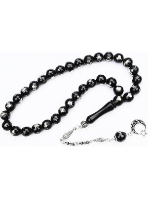 NW NessiWorld Oltu Sıkması Tuğra  Işlemeli Tespih