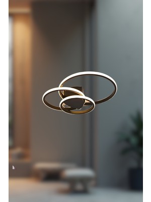 Ronisu Aydınlatma Dynaris LED Avize - Oturma Odası, Salon, Mutfak Uyumlu Avize