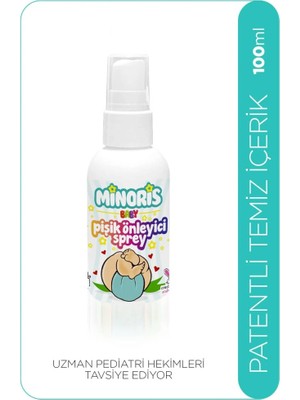 NW NessiWorld Minoris Baby Organik Pişik Önleyici Sprey 100 ml