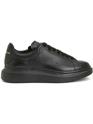 Mcqueenoversized Siyah Erkek Deri Sneaker