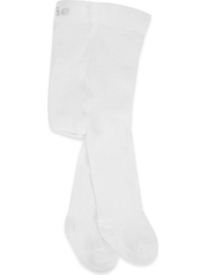 NW NessiWorld Tekli Düz Külotlu Çorap 50104 Beyaz