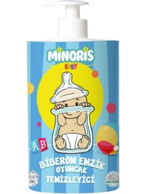 NW NessiWorld Minoris Baby Organik Antialerjik Biberon Emzik Temizleyici 500 ml