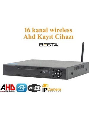 NW NessiWorld 16 Kanal Wireless 1080N Kayıt Cihazı H265 KD-5016W