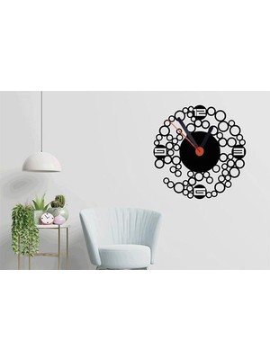 Duvar Saati-Ağaç Işleme-35 cm x 35 cm