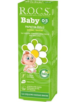 NW NessiWorld .baby Diş Macunu 0-3 Yaş 35 ml Papatya