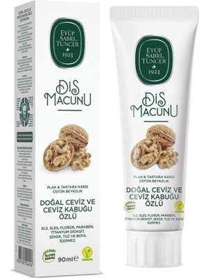 NW NessiWorld Doğal Diş Macunu 90 gr Ceviz & Ceviz Kabuğu Özlü