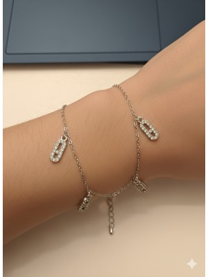 Messıka Desenli Zarif Çelik Kolye