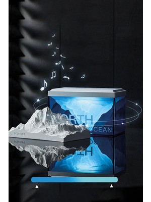 Uslucan Alışveriş Newface Z4 Kuzey Okyanus Temalı Gece Lambası Özellikli Bt Kablosuz Hoparlör - Mavi