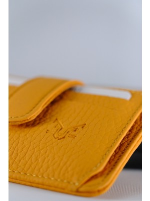 Boleine Unisex Deri Kartlık Ares BL2003 Guti Hardal Sarısı