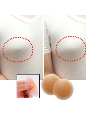 NW NessiWorld Buffer® Silikon Göğüs Ucu Kapatıcı Gizleyici Bant Aparat  Nipple Pad