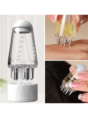 NW NessiWorld Buffer® Mini Saç Derisi ve Cilt Bakım Serum Aplikatörü Saç Serum Şişesi