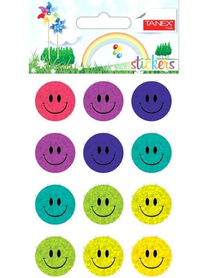 Ticon Tanex Gülen Yüz Sticker 2li STC-220 - 3 Adet