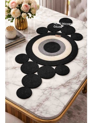 Home Decors By Özlem Dekoratif Masa Örtüsü Runner Düzenleyici Organizer El Emeği Handmade