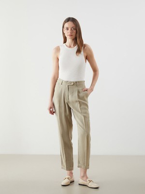 Lc Waikiki Yeni Sezon Modal Karışımlı Kadın Cigarette Pantolon