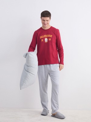 Lc Waikiki Yeni Sezon Galatasaray Baskılı Erkek Pijama Takımı