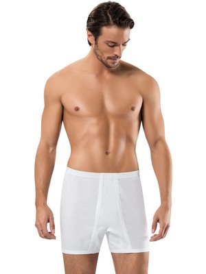 Erdem Erkek Beli Lastikli Paçalı %100 Pamuklu Süprem Boxer 1350