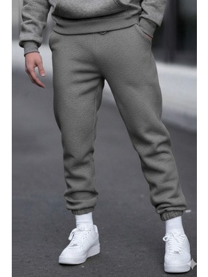 Tarz Cool Unısex Regular/normal Kesim Paçası Lastikli Içi Polar/sıcak Tutan Eşofman Altı