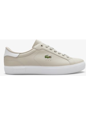 Lacoste Powercourt Erkek Bej Sneaker 751SMA0116T 25Y