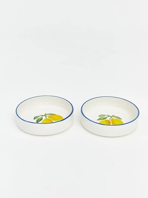 LC Waikiki Limon Baskılı Seramik Kase 2 Li 13 cm  (S6)