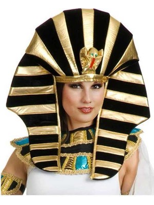 Skygo Mısırlı Tutankamon Şapkası Kobra Yılan Figürlü