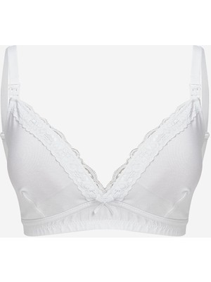 Lc Waikiki Yeni Sezon Balenli Dolgusuz Dantel Detaylı Emzirme Sütyeni