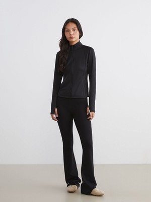 Lc Waikiki Yeni Sezon Beli Lastikli Ispanyol Paça Kadın Tayt Pantolon