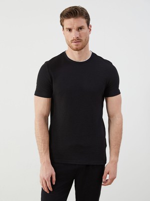 Lc Waikiki Yeni Sezon Bisiklet Yaka Düz Erkek Tişört